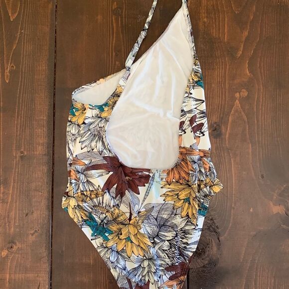 NWT Ris-K Sol One-Piece Bungalow Swimwear Color Lotus Size M Style #R1101 - Picture 5 of 10